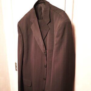 Zandello Men 2 Piece Brownish Grey 4 Button Suit